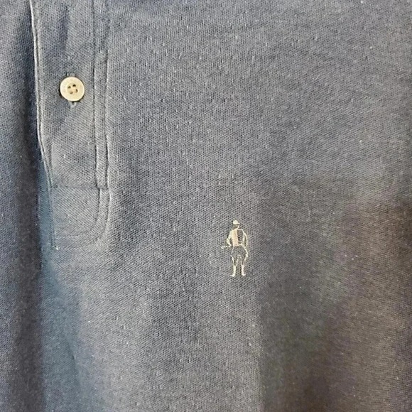 Jockey Mens Polo Shirt Blue XL Short Sleeve Embroidered Logo Button Up Top - Picture 5 of 11